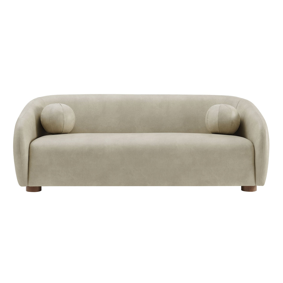 Holland 85" Vegan Leather Sofa by Modway