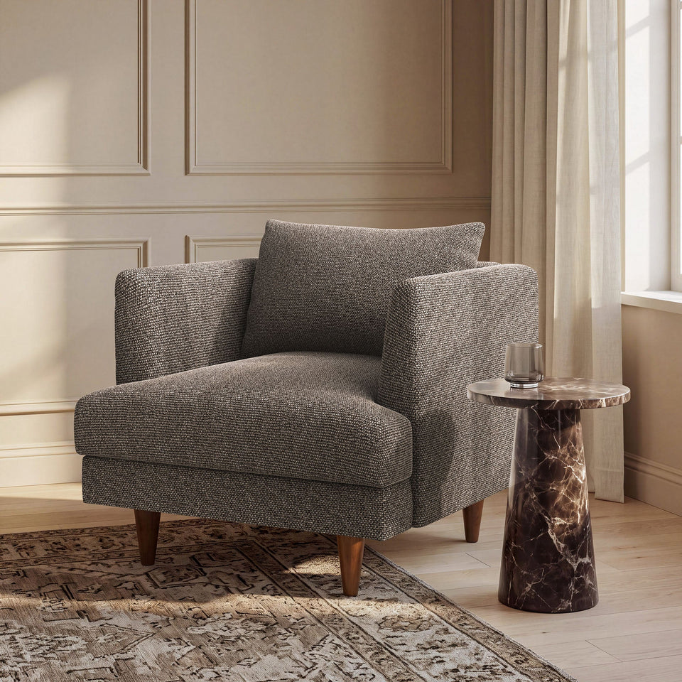 Zoya Down Filled Overstuffed Boucle Armchair by Modway