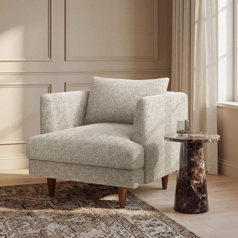 Zoya Down Filled Overstuffed Boucle Armchair by Modway