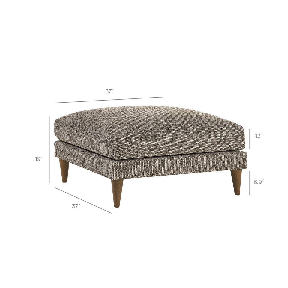 Zoya Down Filled Overstuffed Boucle Ottoman by Modway