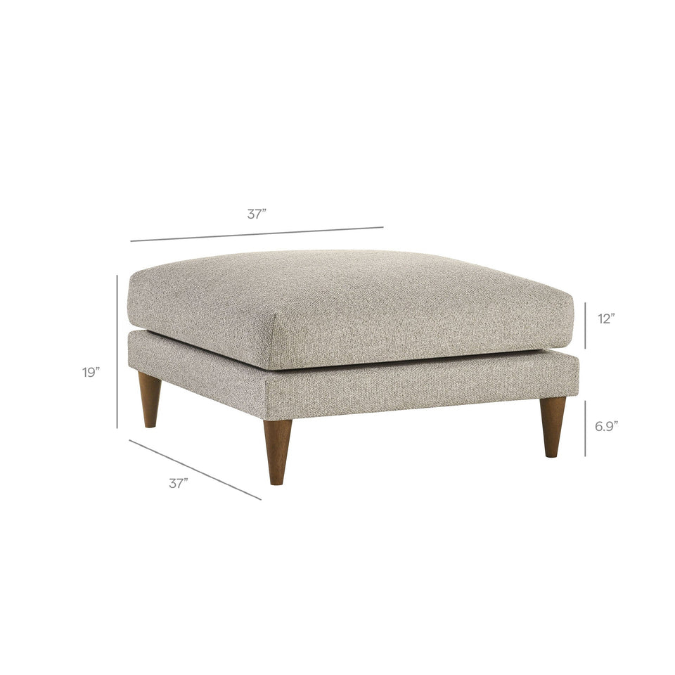 Zoya Down Filled Overstuffed Boucle Ottoman by Modway