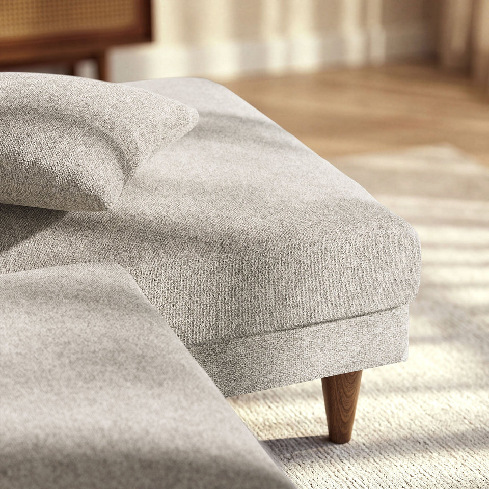 Zoya Right-Facing Down Filled Overstuffed Boucle Sectional Sofa by Modway