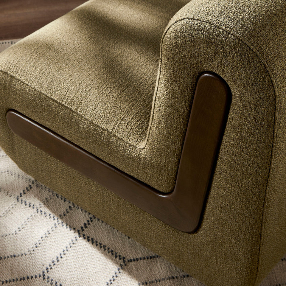 Denby Linen Blend Accent Chair by Modway