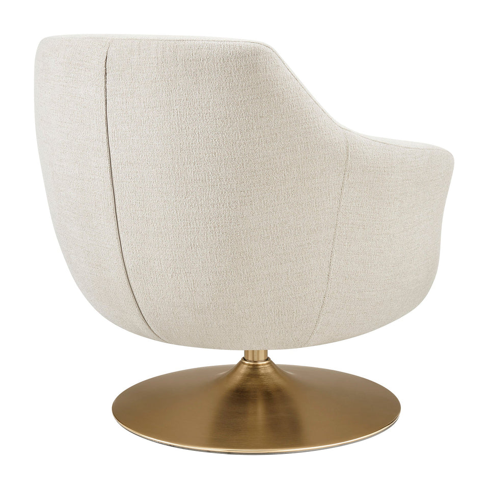 Quimby Melange Chenille Swivel Accent Chair by Modway