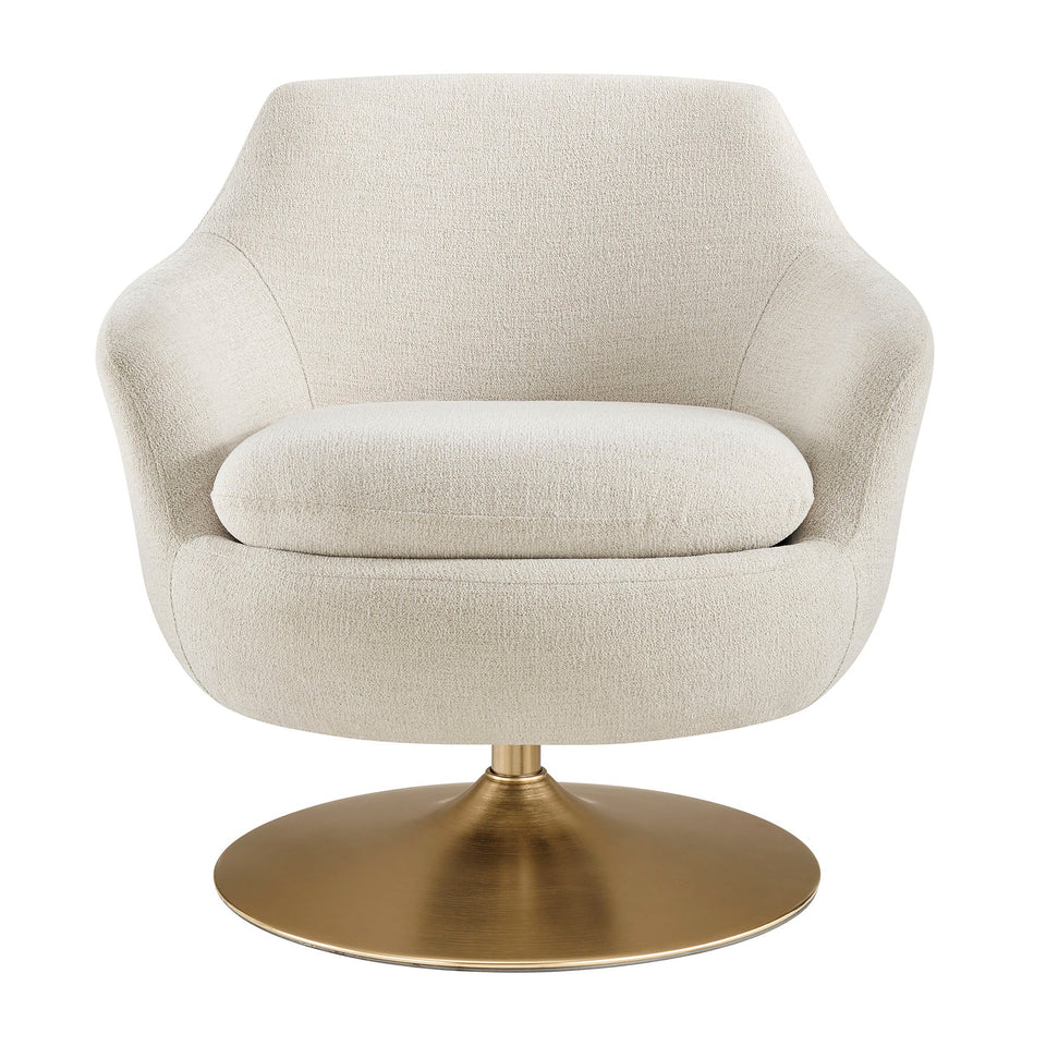 Quimby Melange Chenille Swivel Accent Chair by Modway