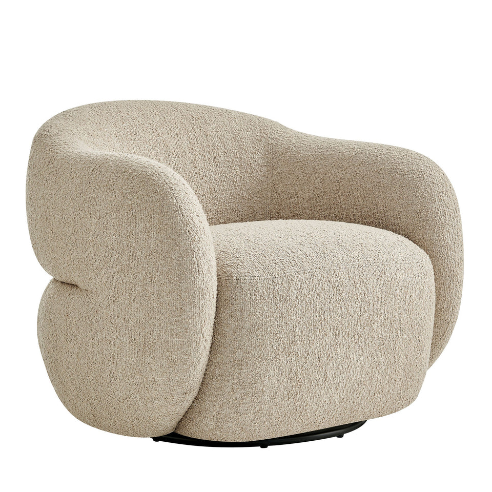 Selby Textured Woven Fabric Swivel Accent Chair by Modway