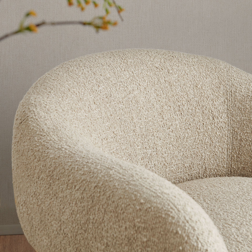 Selby Textured Woven Fabric Swivel Accent Chair by Modway