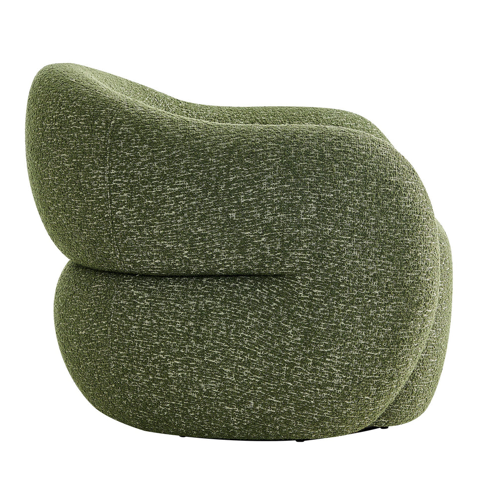 Selby Textured Woven Fabric Swivel Accent Chair by Modway