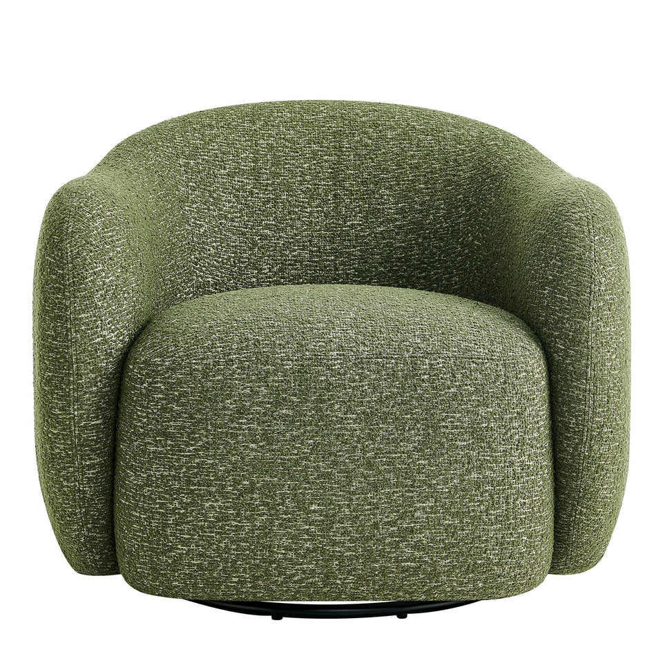 Selby Textured Woven Fabric Swivel Accent Chair by Modway