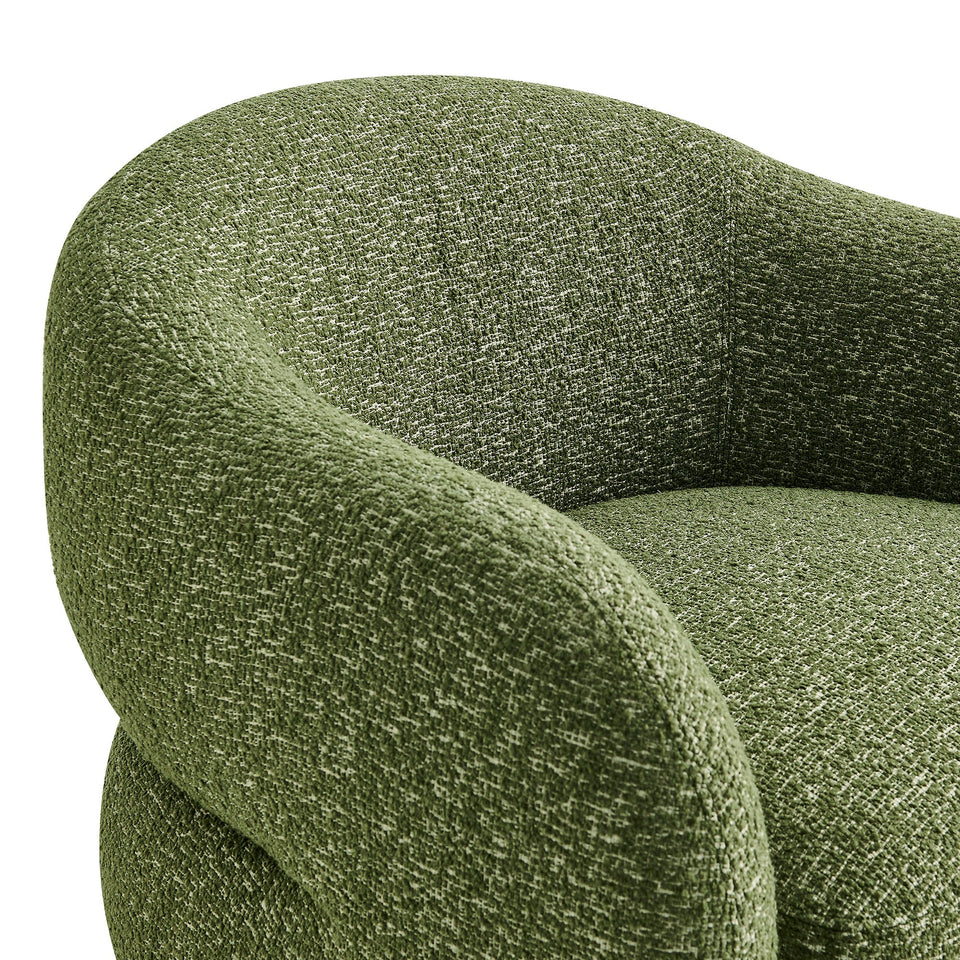 Selby Textured Woven Fabric Swivel Accent Chair by Modway