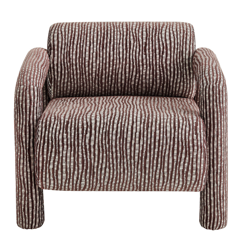 Quill Patterned Woven Fabric Accent Chair by Modway