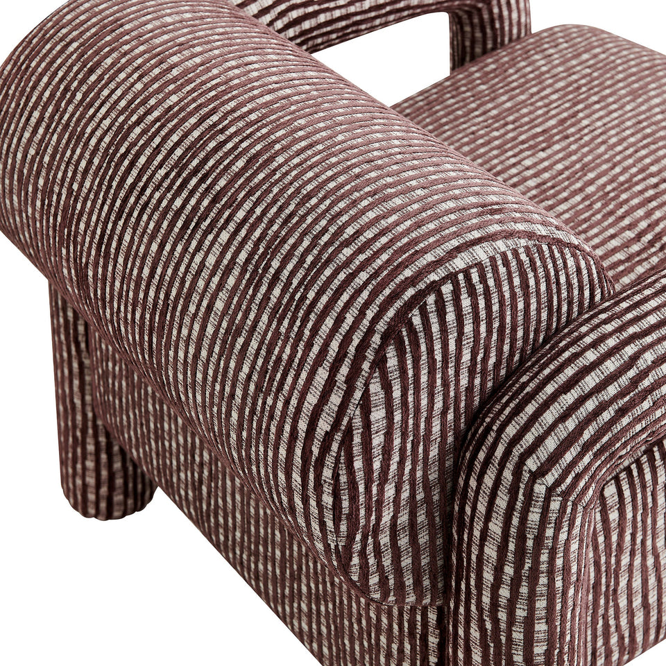 Quill Patterned Woven Fabric Accent Chair by Modway