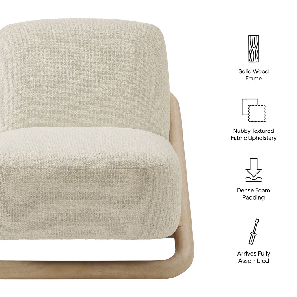 Vander Textured Fabric Accent Chair by Modway
