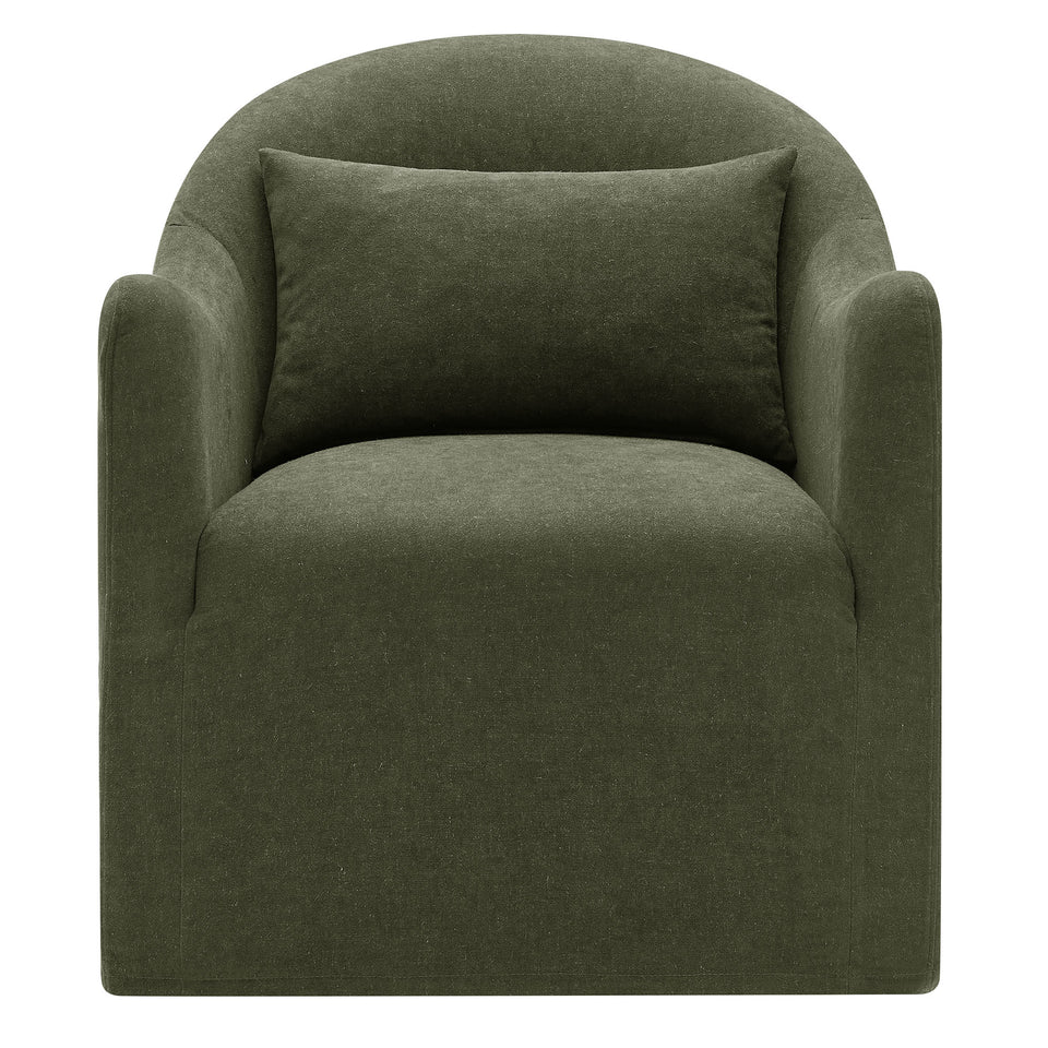 Bardot Slipcovered Linen Blend Accent Chair by Modway