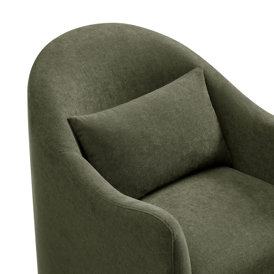 Bardot Slipcovered Linen Blend Accent Chair by Modway