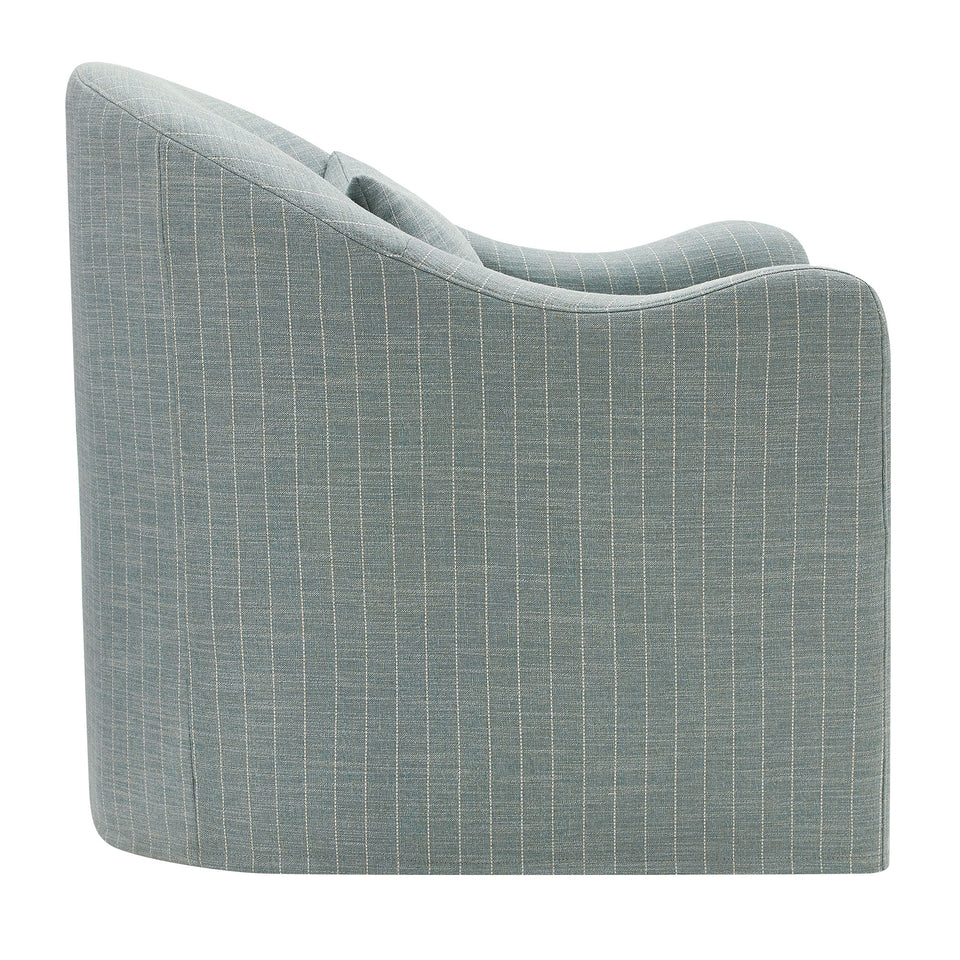 Bardot Slipcovered Striped Accent Chair by Modway