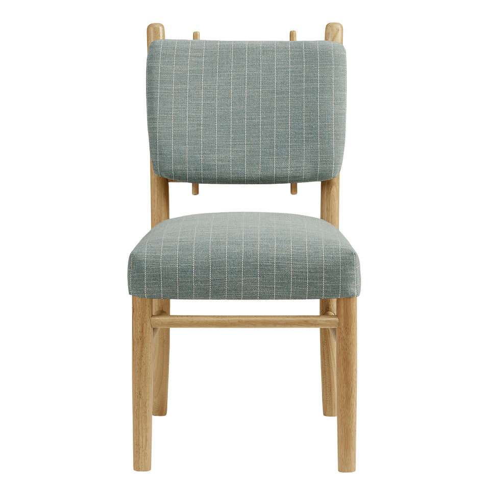 Mauden Striped Dining Side Chairs Set of 2 by Modway