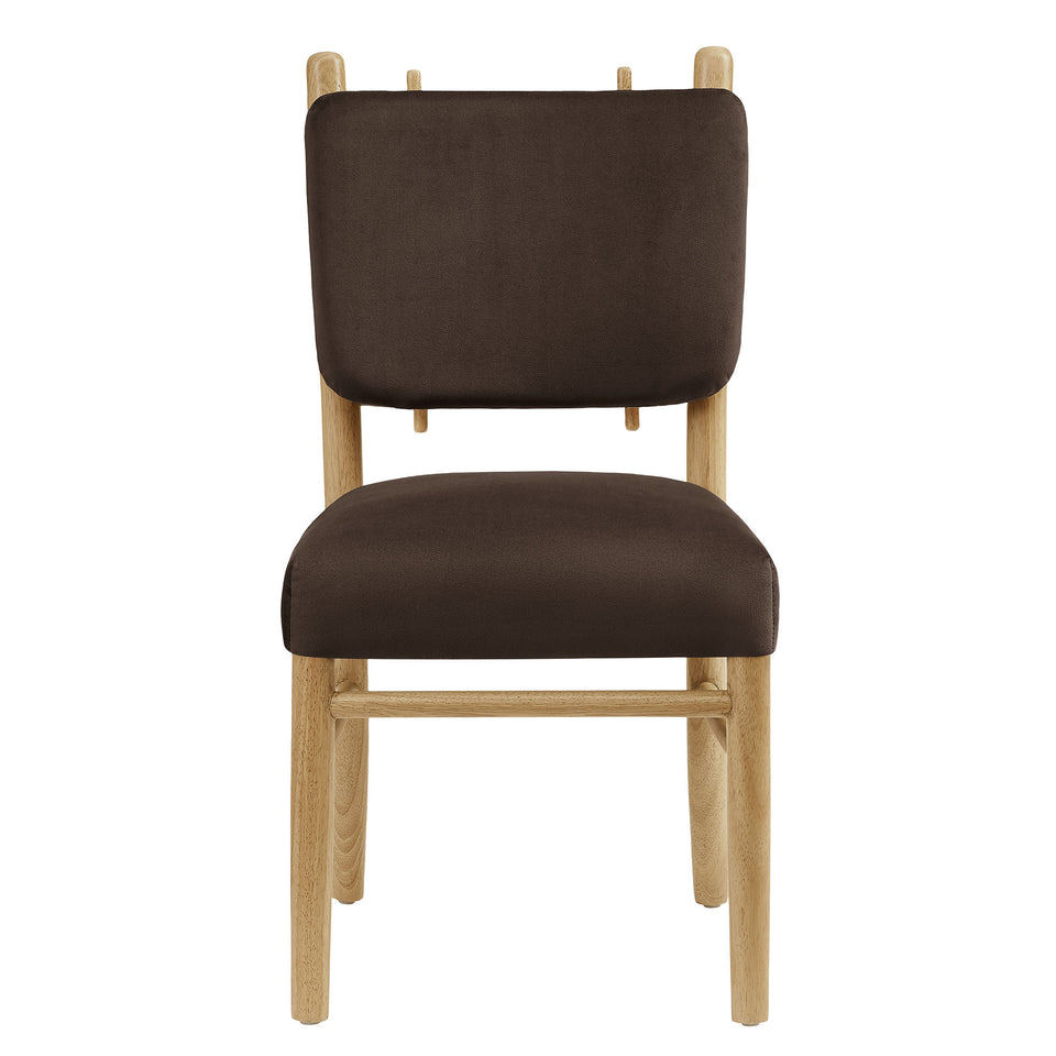 Mauden Performance Velvet Dining Side Chairs Set of 2 by Modway