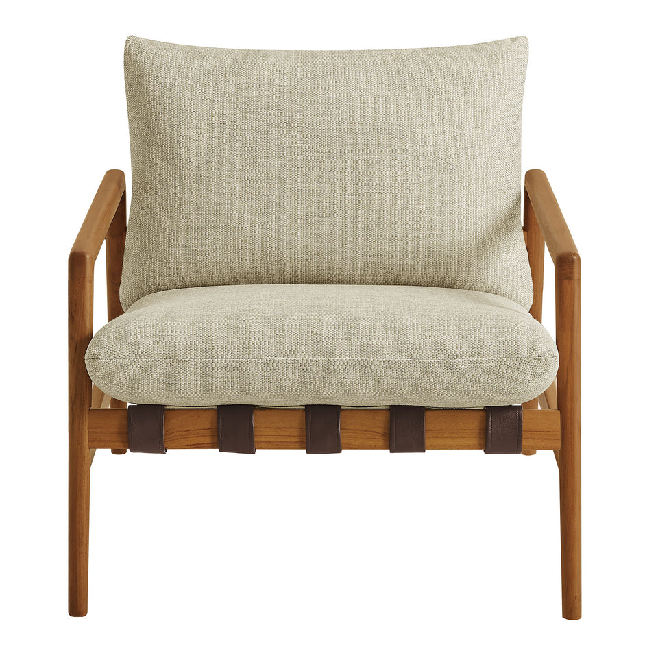 Nomi Outdoor Patio Teak Wood Sling Chair by Modway