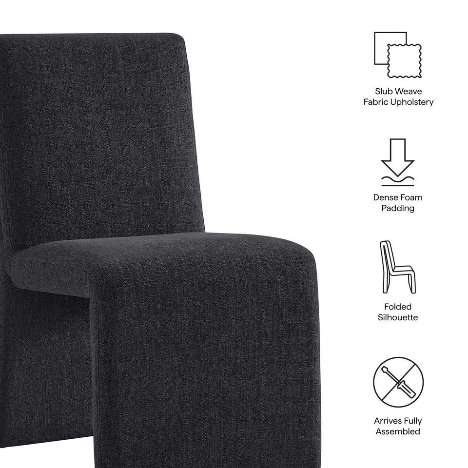 Emory Upholstered Fabric Dining Side Chair Set of 2 by Modway
