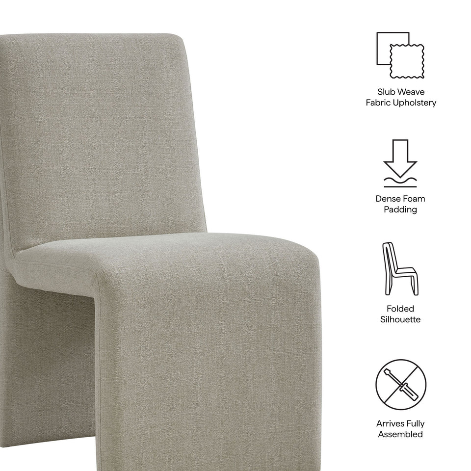 Emory Upholstered Fabric Dining Side Chair Set of 2 by Modway