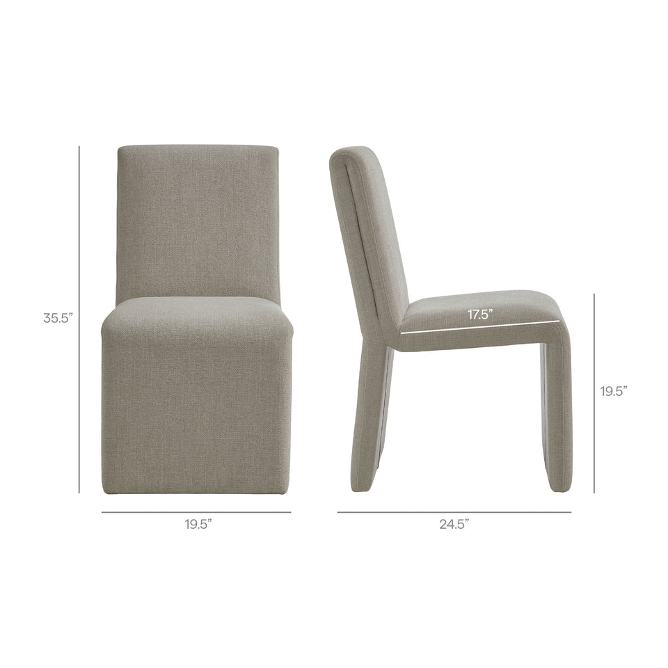 Emory Upholstered Fabric Dining Side Chair Set of 2 by Modway