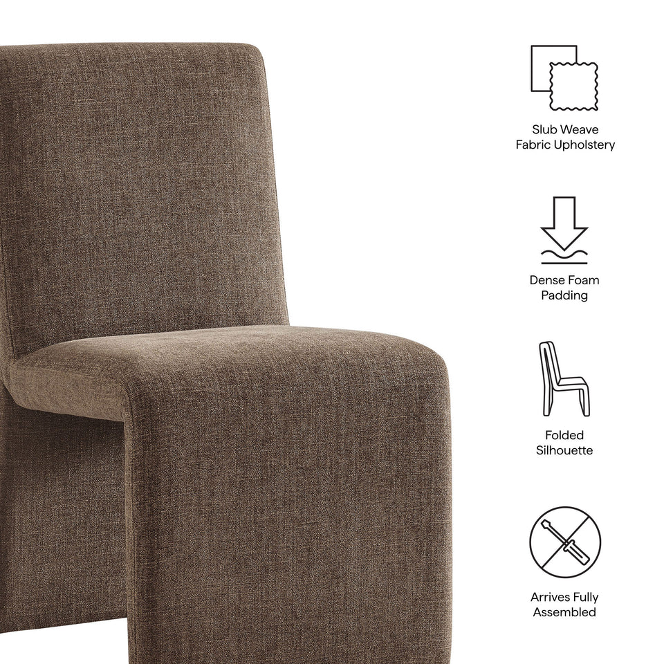 Emory Upholstered Fabric Dining Side Chair Set of 2 by Modway