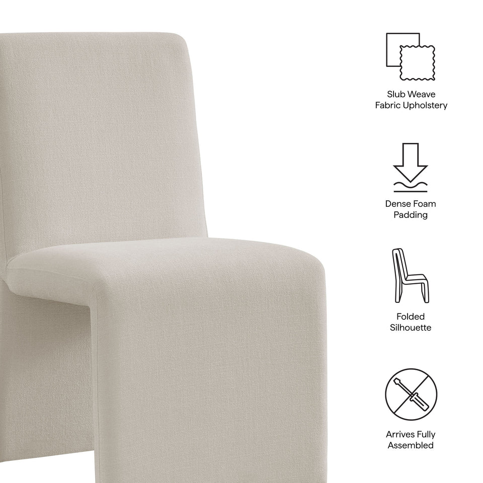 Emory Upholstered Fabric Dining Side Chair Set of 2 by Modway