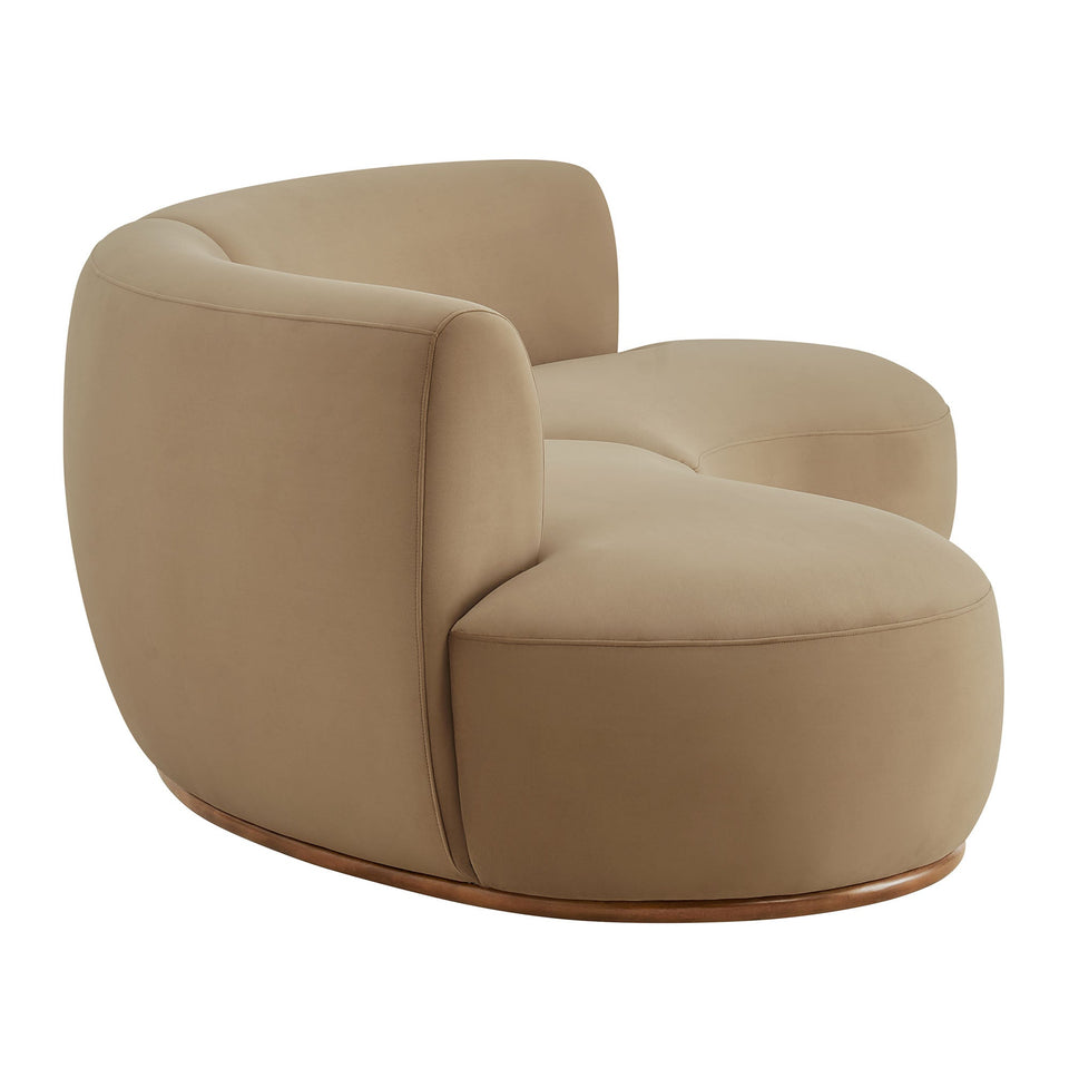 Rialta 2 Piece Curved Performance Velvet Sectional Sofa by Modway