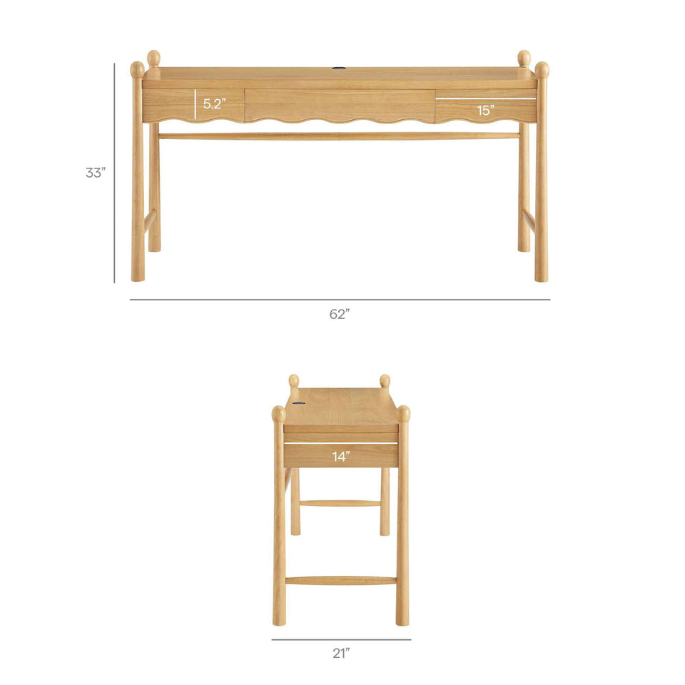 Darcy 62 Inch Wood Computer Desk by Modway