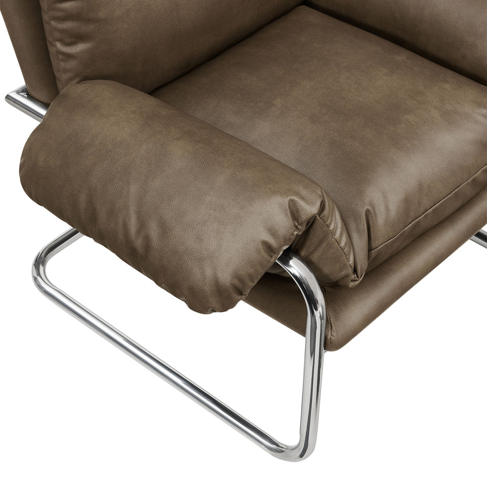 Ansel Vegan Leather Accent Chair by Modway