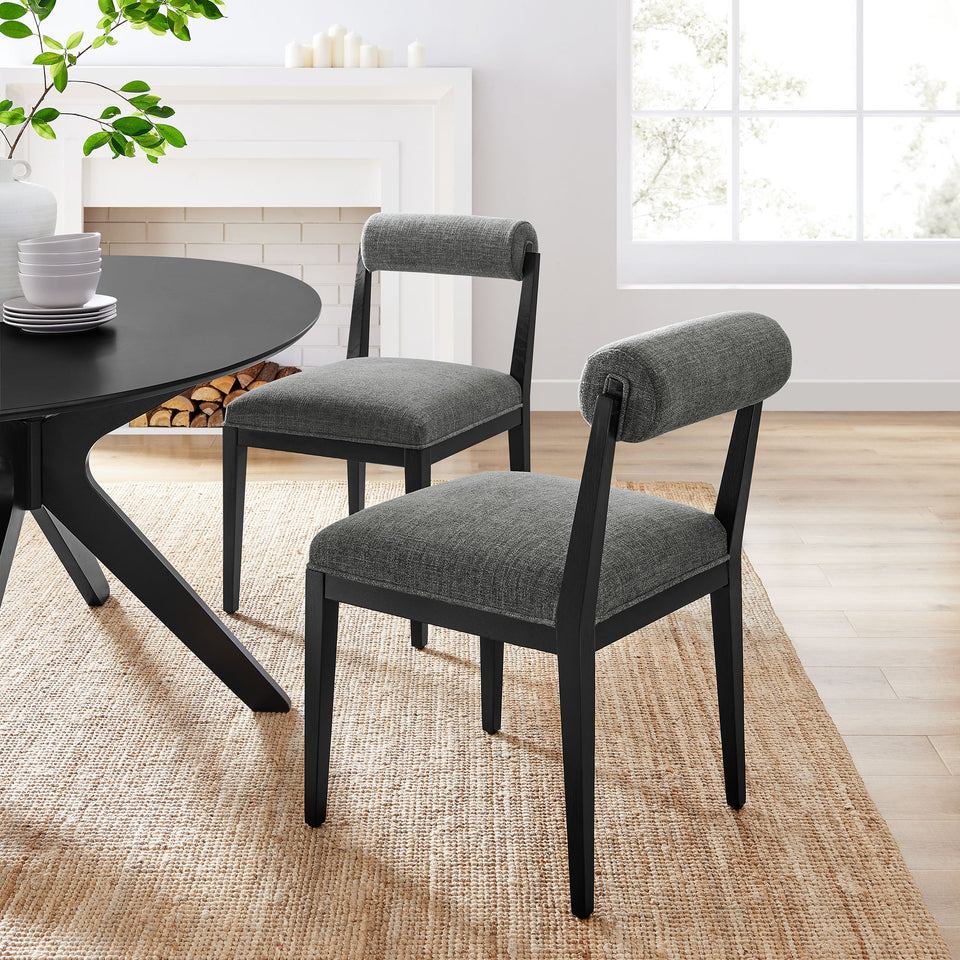 Kai Fabric Dining Chair Set of 2 by Modway