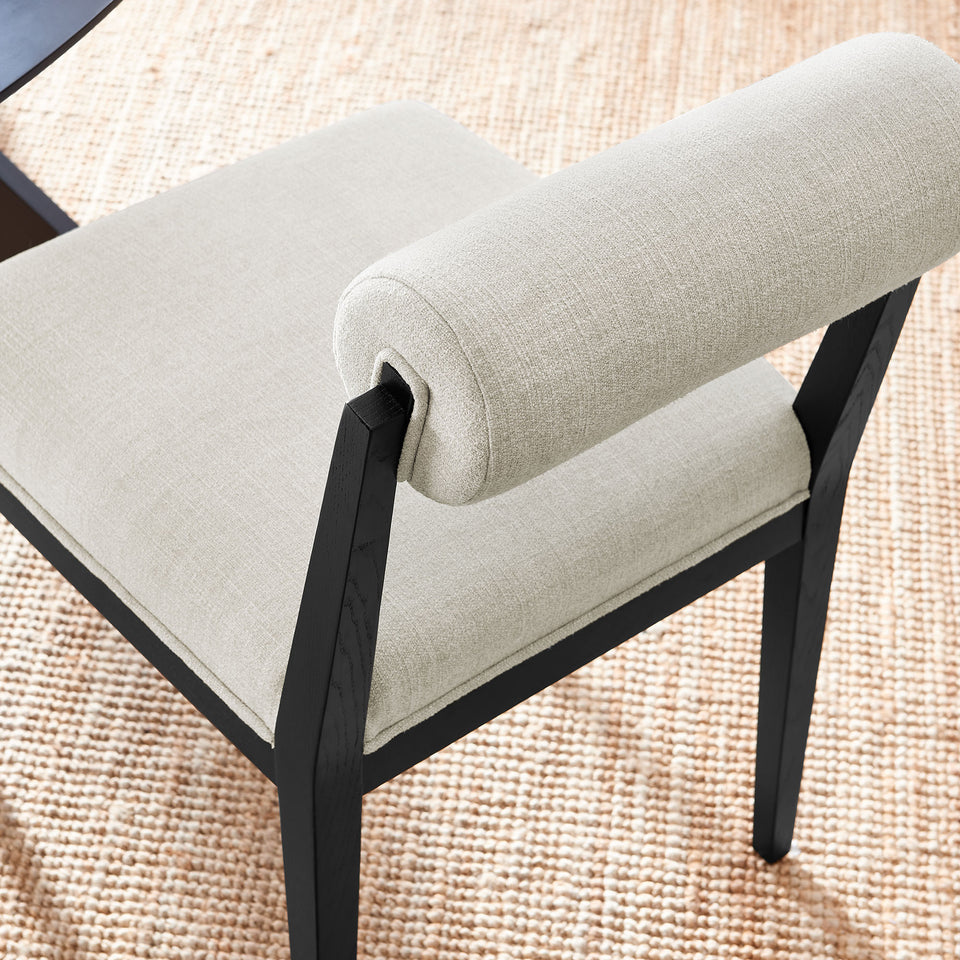Kai Fabric Dining Chair Set of 2 by Modway