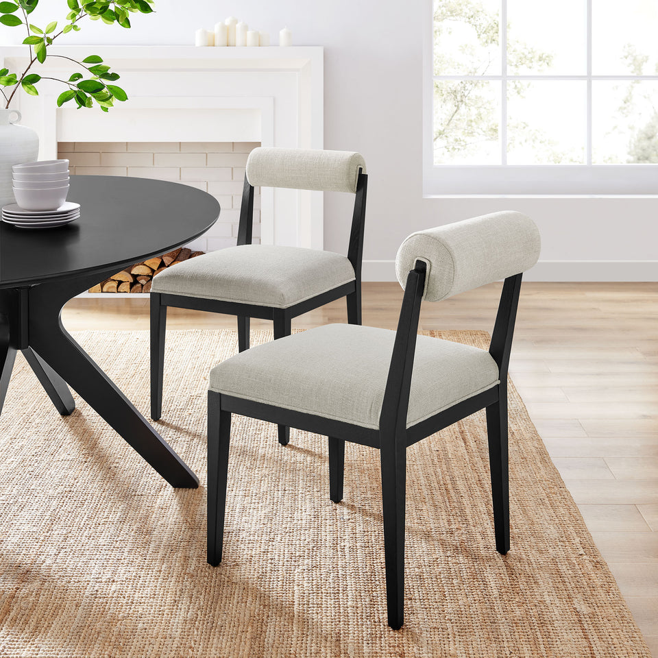 Kai Fabric Dining Chair Set of 2 by Modway