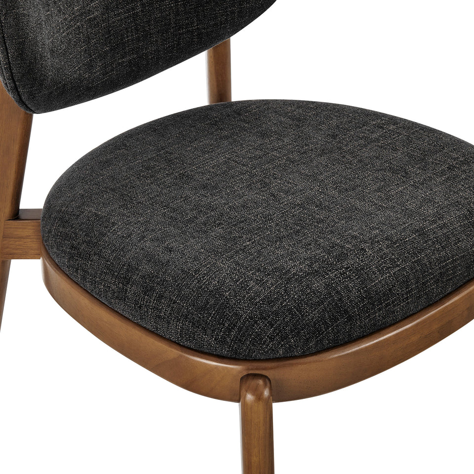 Fenwick Fabric Dining Chairs Set of 2 by Modway