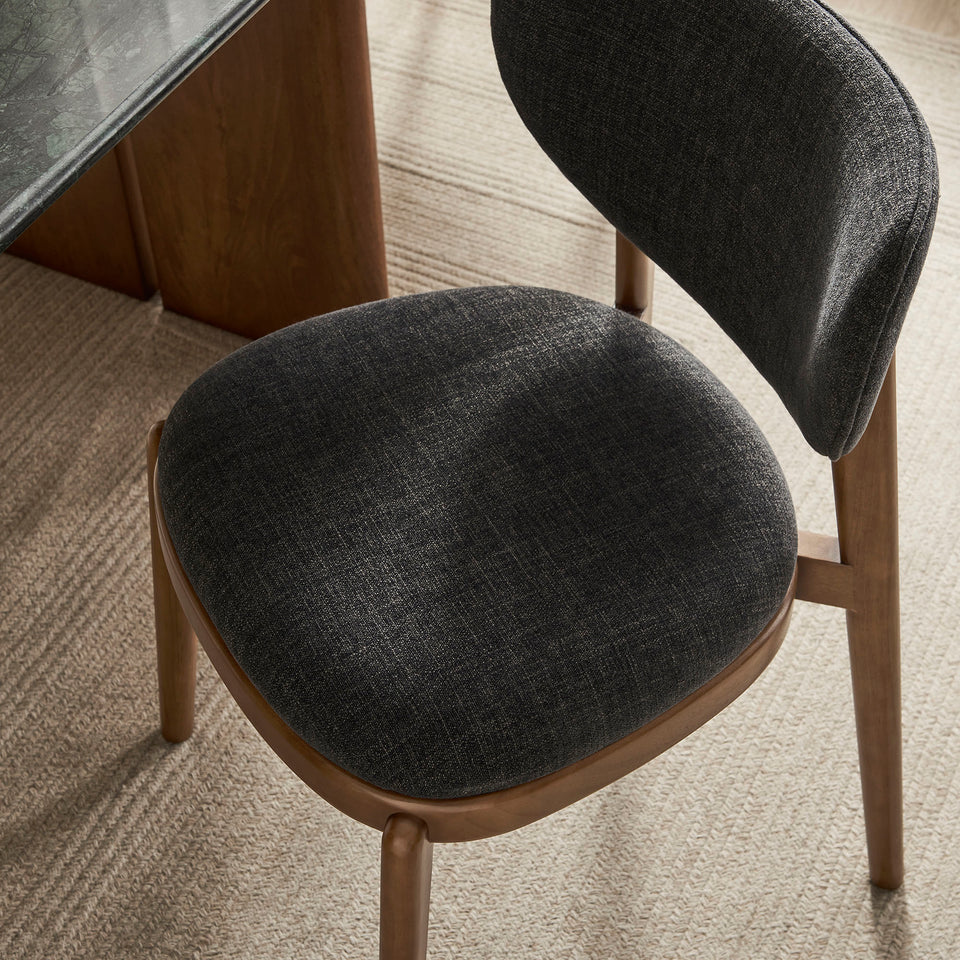 Fenwick Fabric Dining Chairs Set of 2 by Modway