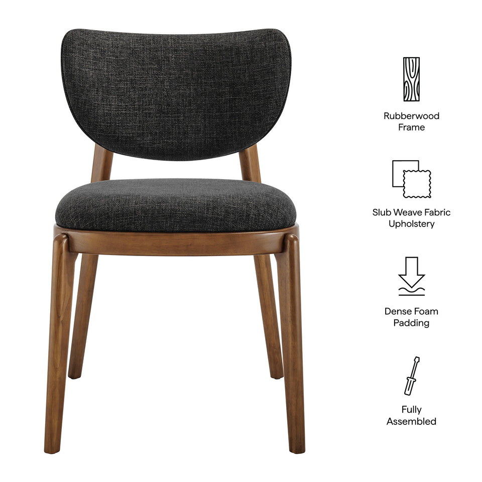Fenwick Fabric Dining Chairs Set of 2 by Modway