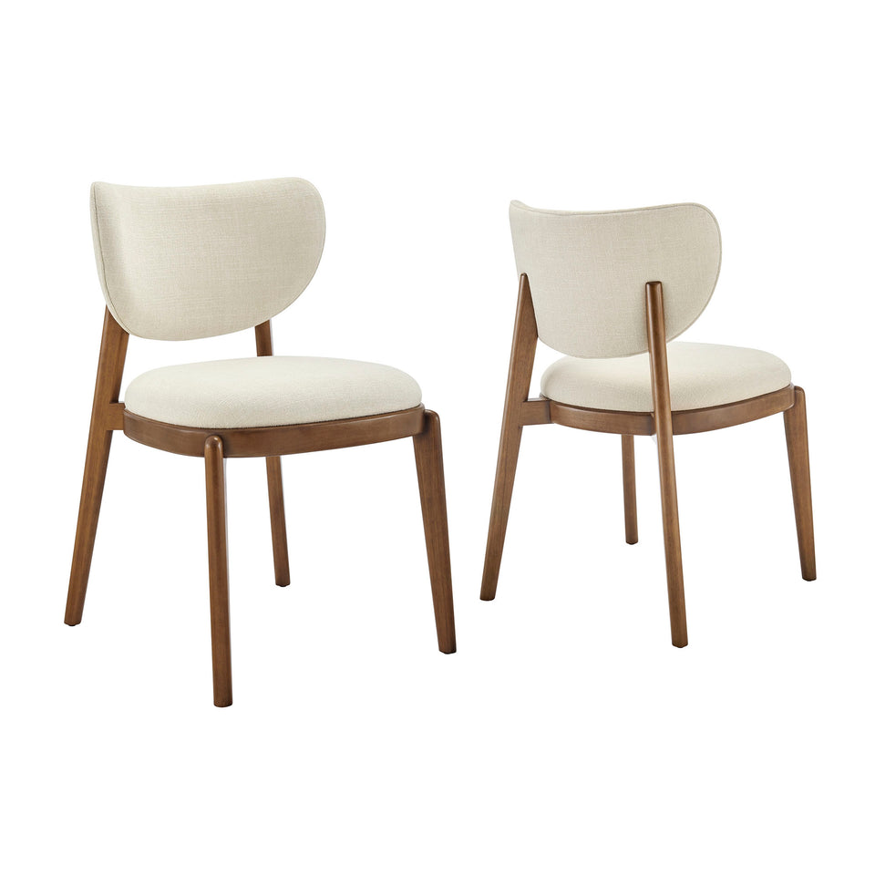 Fenwick Fabric Dining Chairs Set of 2 by Modway