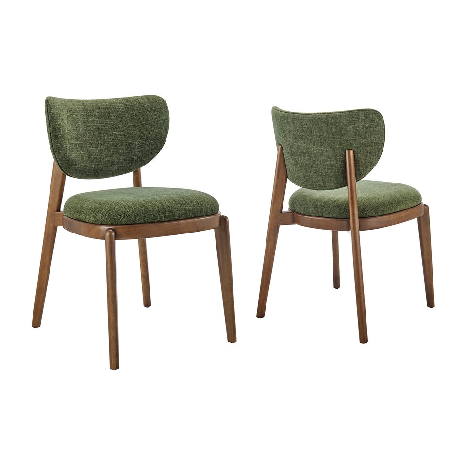 Fenwick Fabric Dining Chairs Set of 2 by Modway