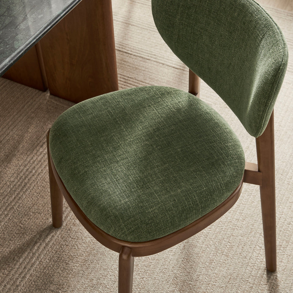 Fenwick Fabric Dining Chairs Set of 2 by Modway