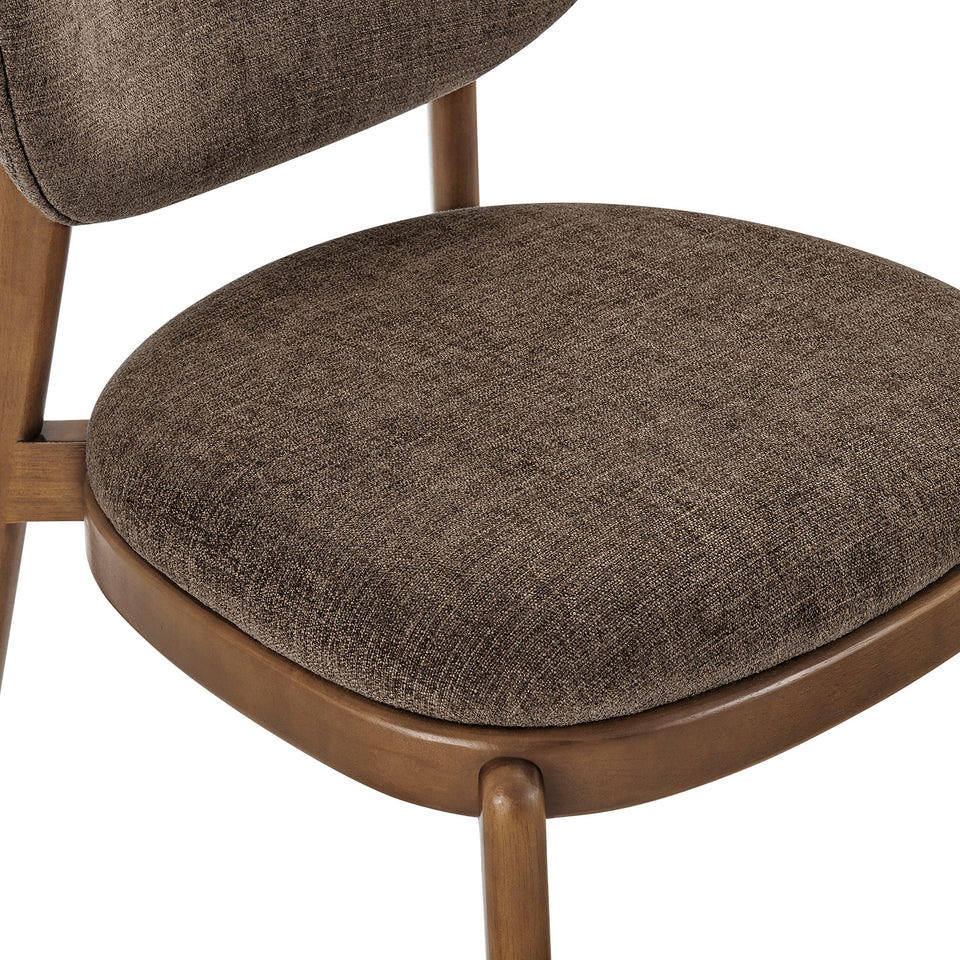 Fenwick Fabric Dining Chairs Set of 2 by Modway