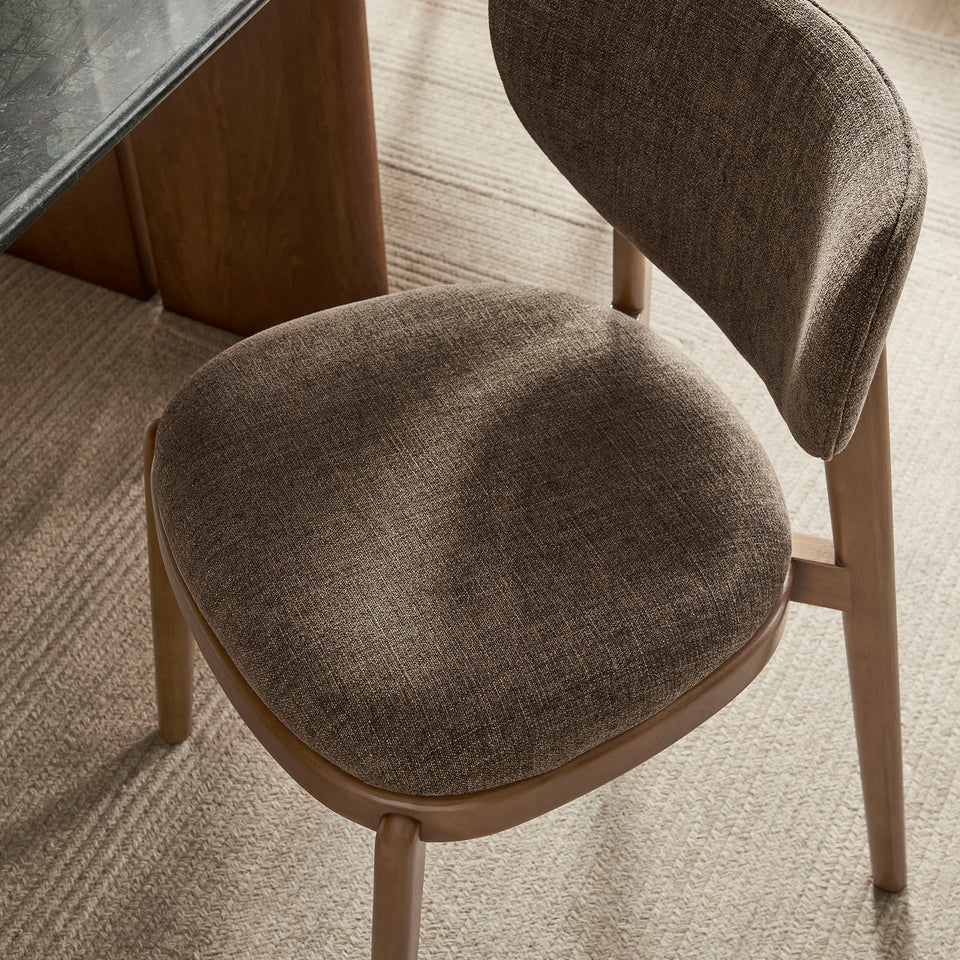 Fenwick Fabric Dining Chairs Set of 2 by Modway