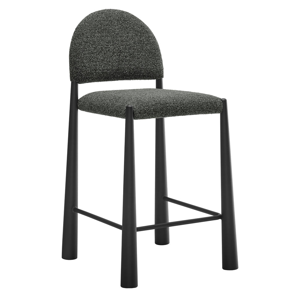 Hayley Upholstered Fabric Counter Stools Set of 2 by Modway