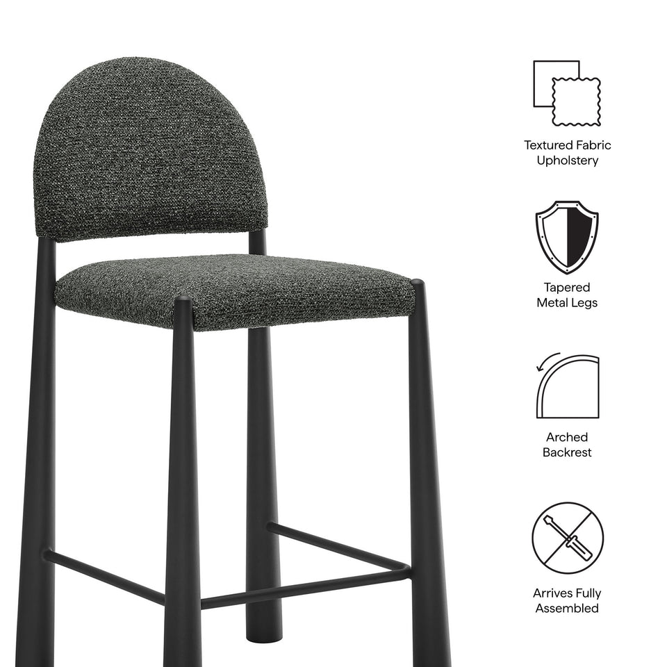 Hayley Upholstered Fabric Counter Stools Set of 2 by Modway