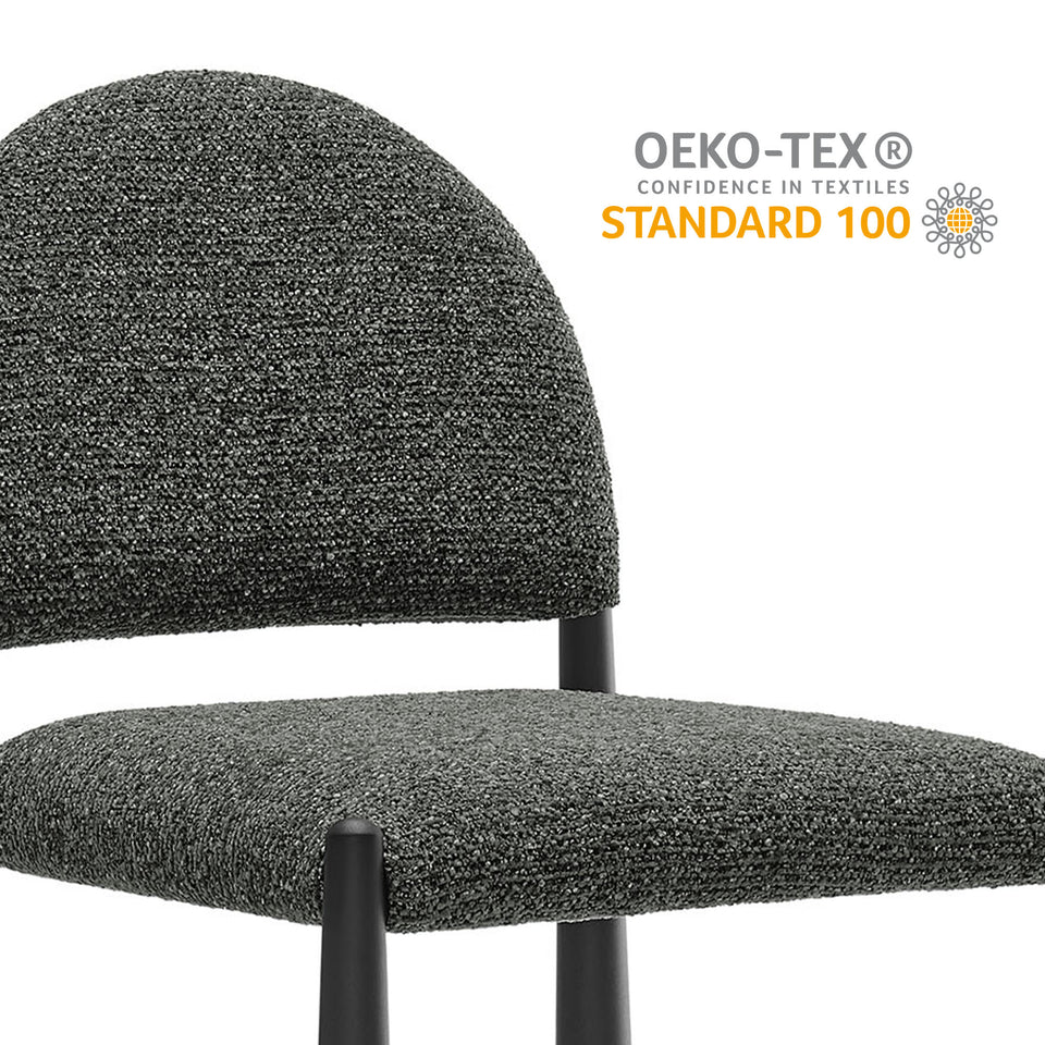 Hayley Upholstered Fabric Counter Stools Set of 2 by Modway