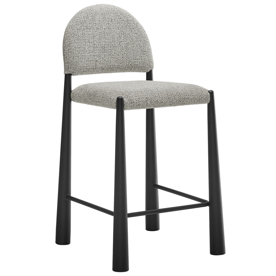 Hayley Upholstered Fabric Counter Stools Set of 2 by Modway