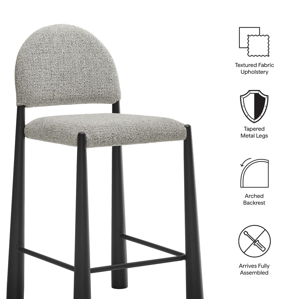 Hayley Upholstered Fabric Counter Stools Set of 2 by Modway