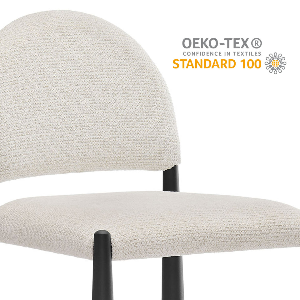 Hayley Upholstered Fabric Counter Stools Set of 2 by Modway