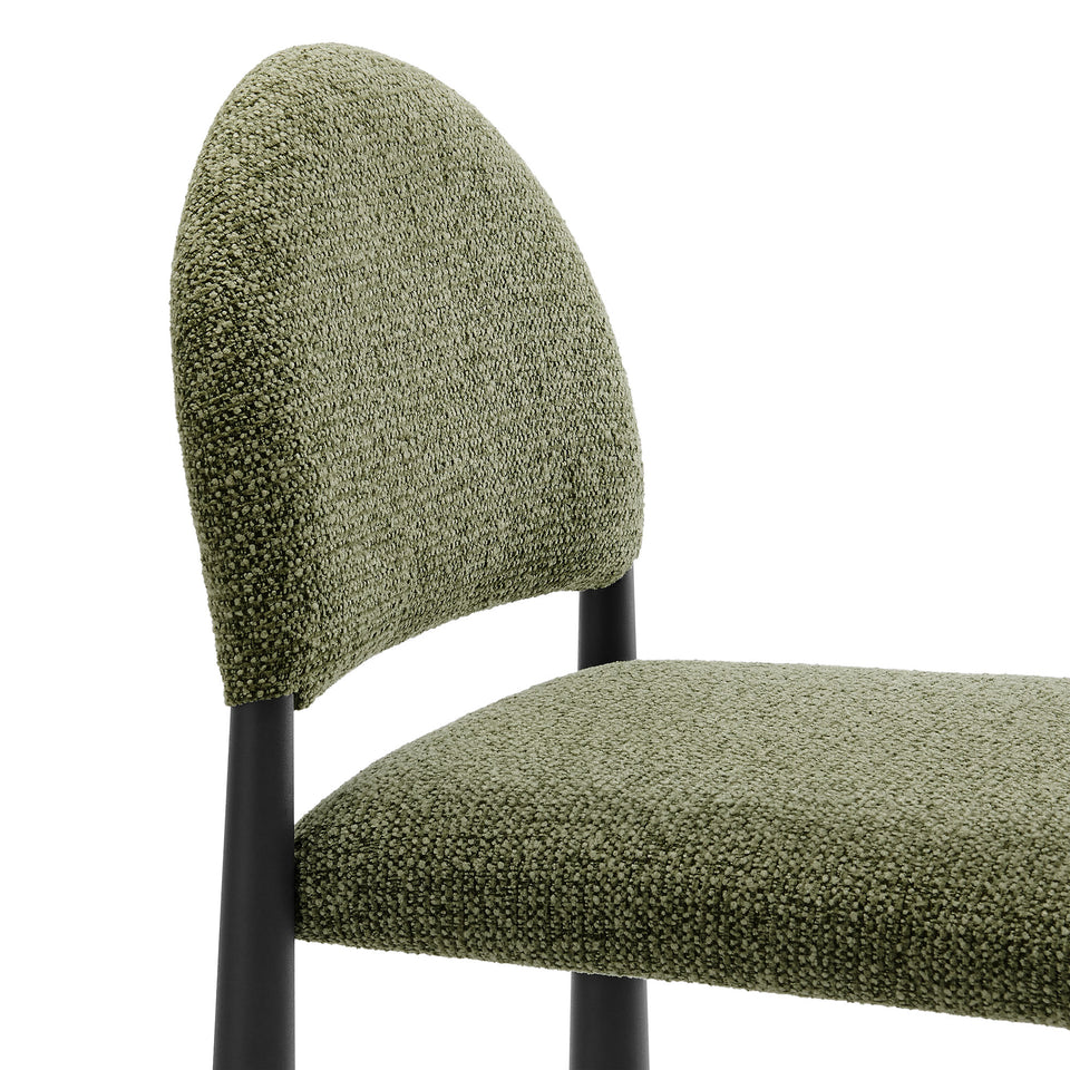 Hayley Upholstered Fabric Counter Stools Set of 2 by Modway