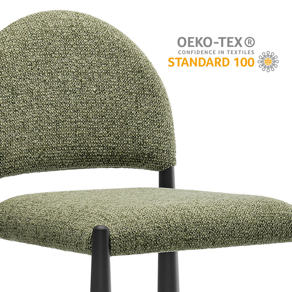 Hayley Upholstered Fabric Counter Stools Set of 2 by Modway